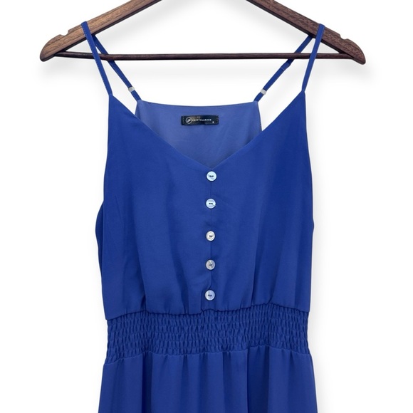 PRETTYGARDEN Women's Spaghetti Strap Sleeveless High Waist Maxi Dress Size Small - Picture 3 of 11